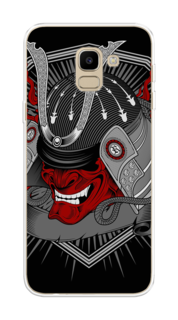 Чехол на Samsung Galaxy J6 2018 "Красная маска самурая" Case Place