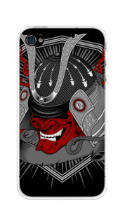 Чехол на Apple iPhone 4/4S "Красная маска самурая" Case Place