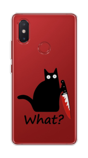 Чехол на Xiaomi Mi 8 SE "Котик с ножом" Case Place