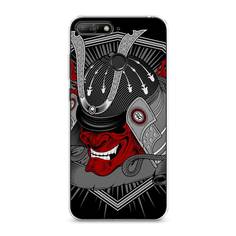 Чехол на Honor 7C "Красная маска самурая" Case Place
