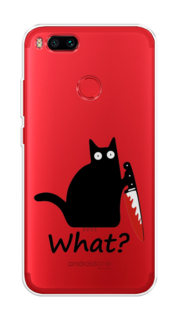 Чехол на Xiaomi Mi A1"Котик с ножом" Case Place