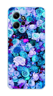 Чехол на Xiaomi Redmi Note 12 4G "Цветочный ковер" Case Place