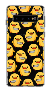 Чехол на Samsung Galaxy S10 Plus "Утка с ножом" Case Place