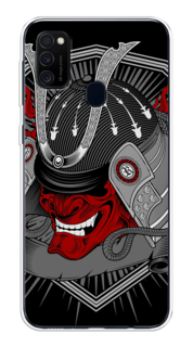 Чехол на Samsung Galaxy M30s/M21 "Красная маска самурая" Case Place