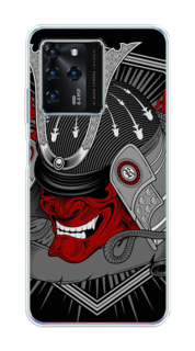 Чехол на ZTE Blade V30 "Красная маска самурая" Case Place