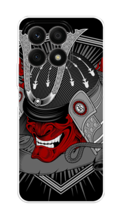 Чехол на Honor X8A "Красная маска самурая" Case Place
