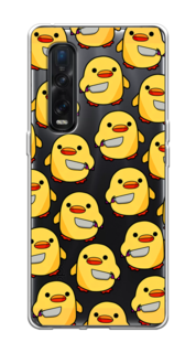 Чехол на Oppo Find X2 Pro "Утка с ножом" Case Place