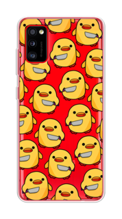 Чехол на Samsung Galaxy A41 "Утка с ножом" Case Place