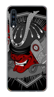Чехол на Samsung Galaxy A70 "Красная маска самурая" Case Place