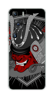 Чехол на Huawei P60/P60 Pro "Красная маска самурая" Case Place