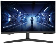 27" Монитор Samsung C27G55TQ Black 144Hz 2560x1440 VA