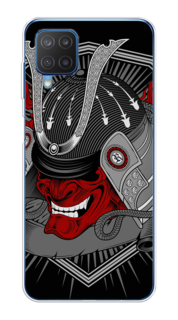 Чехол на Samsung Galaxy A12/M12 "Красная маска самурая" Case Place