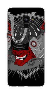 Чехол на Samsung Galaxy A8 Plus 2018 "Красная маска самурая" Case Place