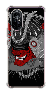 Чехол на Honor V40 Lite/Huawei Nova 8 "Красная маска самурая" Case Place