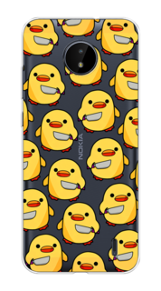 Чехол на Nokia C10"Утка с ножом" Case Place
