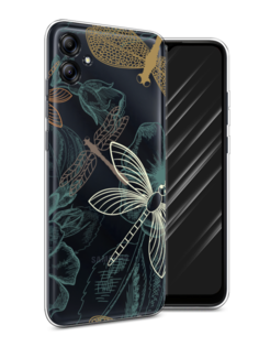 Чехол Awog на Samsung Galaxy A04e "Тени стрекоз"
