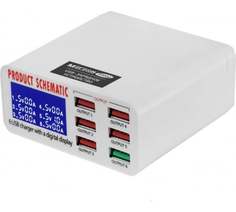 Зарядное устройство USB МЕГЕОН, черный 30002