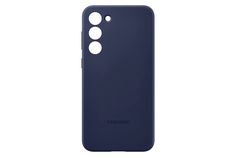 Чехол Samsung Silicone Cover S23+, Тёмно-синий