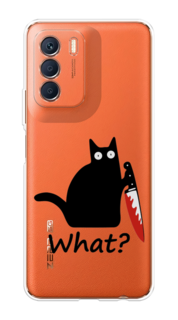 Чехол на Infinix Zero 5G 2023 "Котик с ножом" Case Place