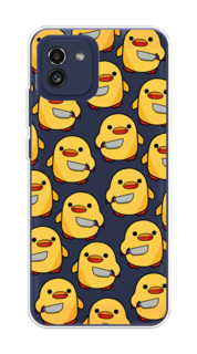 Чехол на Samsung Galaxy A03 "Утка с ножом" Case Place