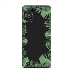 Чехол Awog на Xiaomi Redmi Note 11 Pro/11 Pro 5G/11E Pro "Листья папоротника рамка"