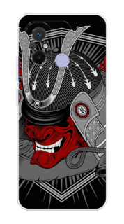 Чехол на Redmi 12C "Красная маска самурая" Case Place