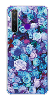 Чехол на Realme 5 Pro "Цветочный ковер" Case Place