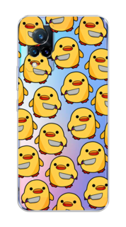 Чехол на Vivo V21 "Утка с ножом" Case Place