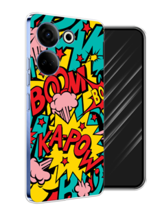 Чехол Awog на Tecno Camon 20 "Постер pop art"