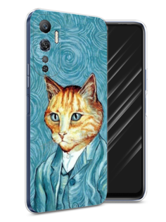 Чехол Awog на Infinix Hot 20 4G "Девушка с татуировками"