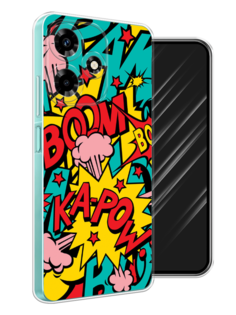 Чехол Awog на Infinix Hot 30 "Постер pop art"