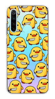 Чехол на Xiaomi Redmi Note 8 "Утка с ножом" Case Place