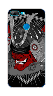 Чехол на Honor 9 Lite "Красная маска самурая" Case Place