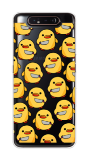 Чехол на Samsung Galaxy A80 "Утка с ножом" Case Place