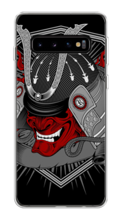 Чехол на Samsung Galaxy S10 Plus "Красная маска самурая" Case Place