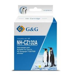 Картридж для струйного принтера G&G (GG-CZ132A) желтый, совместимый