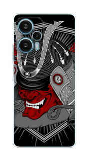 Чехол на Xiaomi Redmi Note 12 Turbo "Красная маска самурая" Case Place