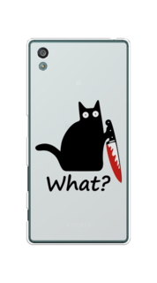 Чехол на Sony Xperia Z5 (Z5 Dual) "Котик с ножом" Case Place