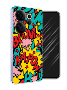 Чехол Awog на Tecno Camon 20 Premier "Постер pop art"