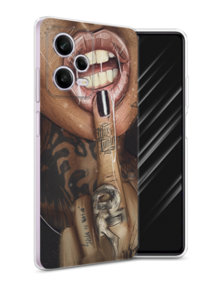 Чехол Awog на Xiaomi Redmi Note 12 Pro "Девушка с татуировками"