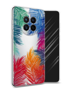 Чехол Awog на Huawei Mate 50 "Рамка из перьев"
