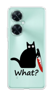 Чехол на Huawei Nova 11i "Котик с ножом" Case Place