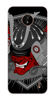 Чехол на Nokia C10"Красная маска самурая" Case Place