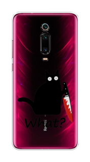 Чехол на Xiaomi Redmi K20/K20 Pro/Xiaomi Mi 9T/9T Pro "Котик с ножом" Case Place