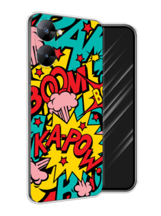 Чехол Awog на Realme V30 5G/V30T 5G "Постер pop art"