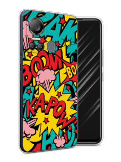 Чехол Awog на Itel Vision 5 "Постер pop art"