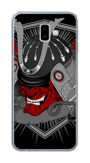 Чехол на Samsung Galaxy J6 Plus 2018 "Красная маска самурая" Case Place