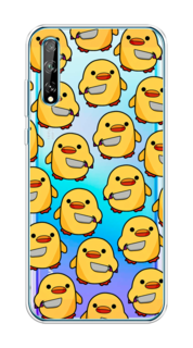 Чехол на Huawei Y8p "Утка с ножом" Case Place