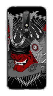 Чехол на Nokia X6 "Красная маска самурая" Case Place