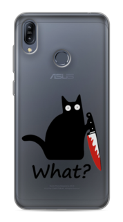Чехол на Asus Zenfone Max M2 ZB633KL "Котик с ножом" Case Place